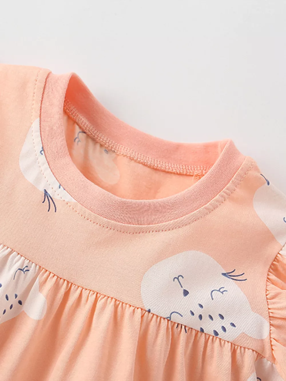 Children's Ruffled Sleeve Top and Shorts Set, image 3