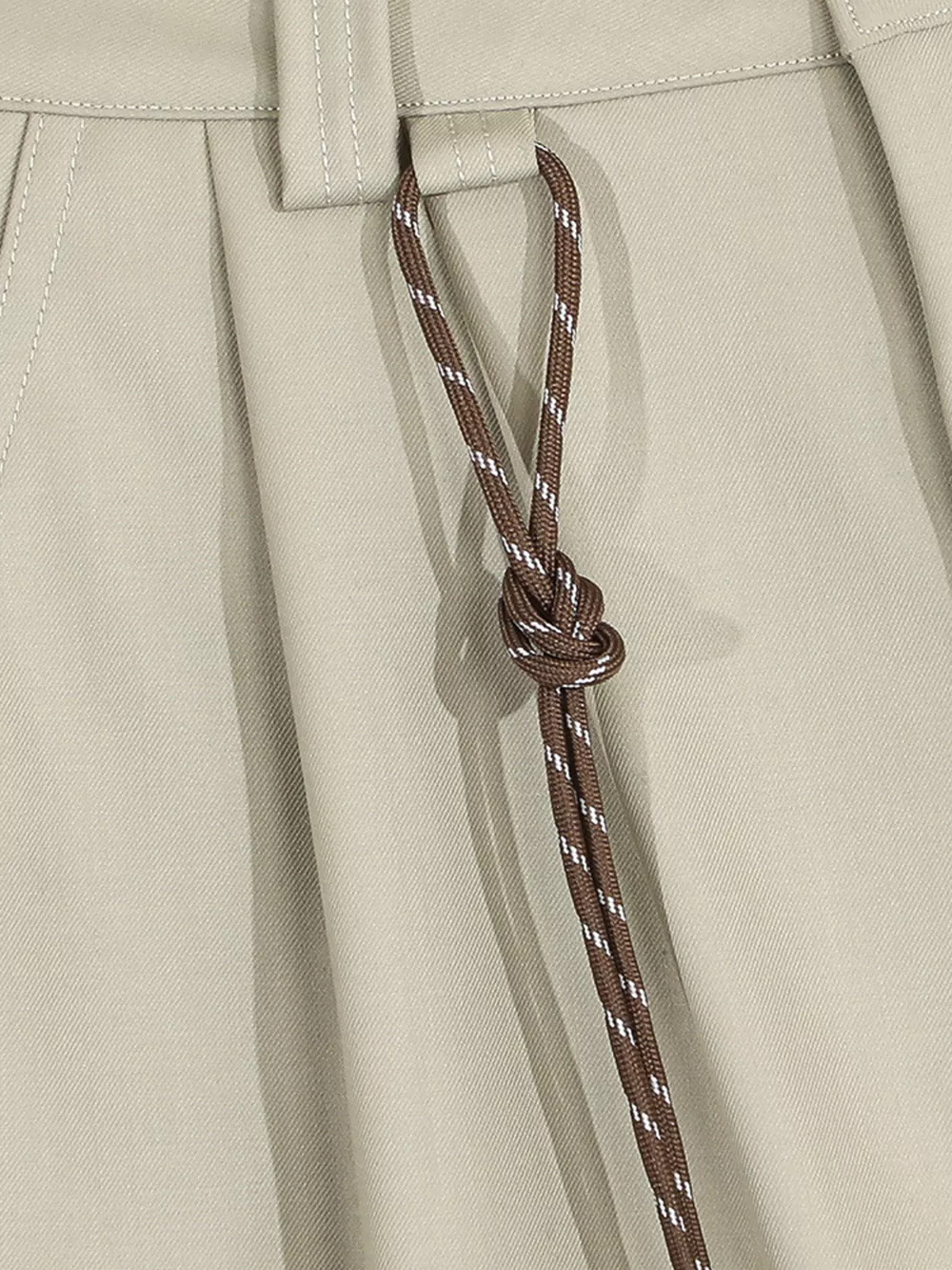 Men's Wide-Leg Shorts with Decorative Drawstring, image 12