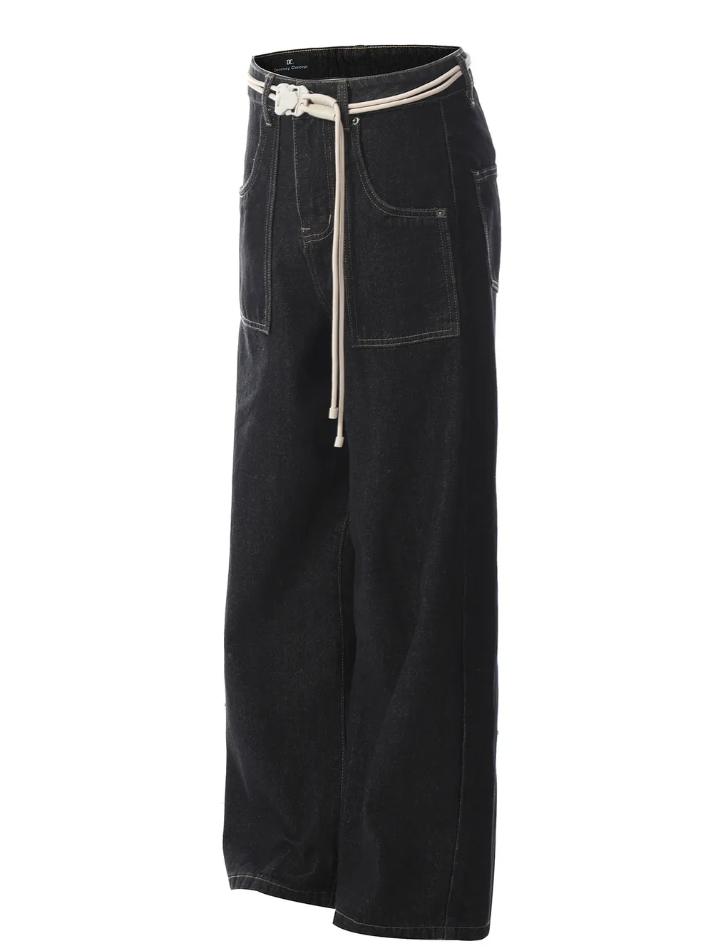 Men's High-Waisted Wide-Leg Jeans, image 2
