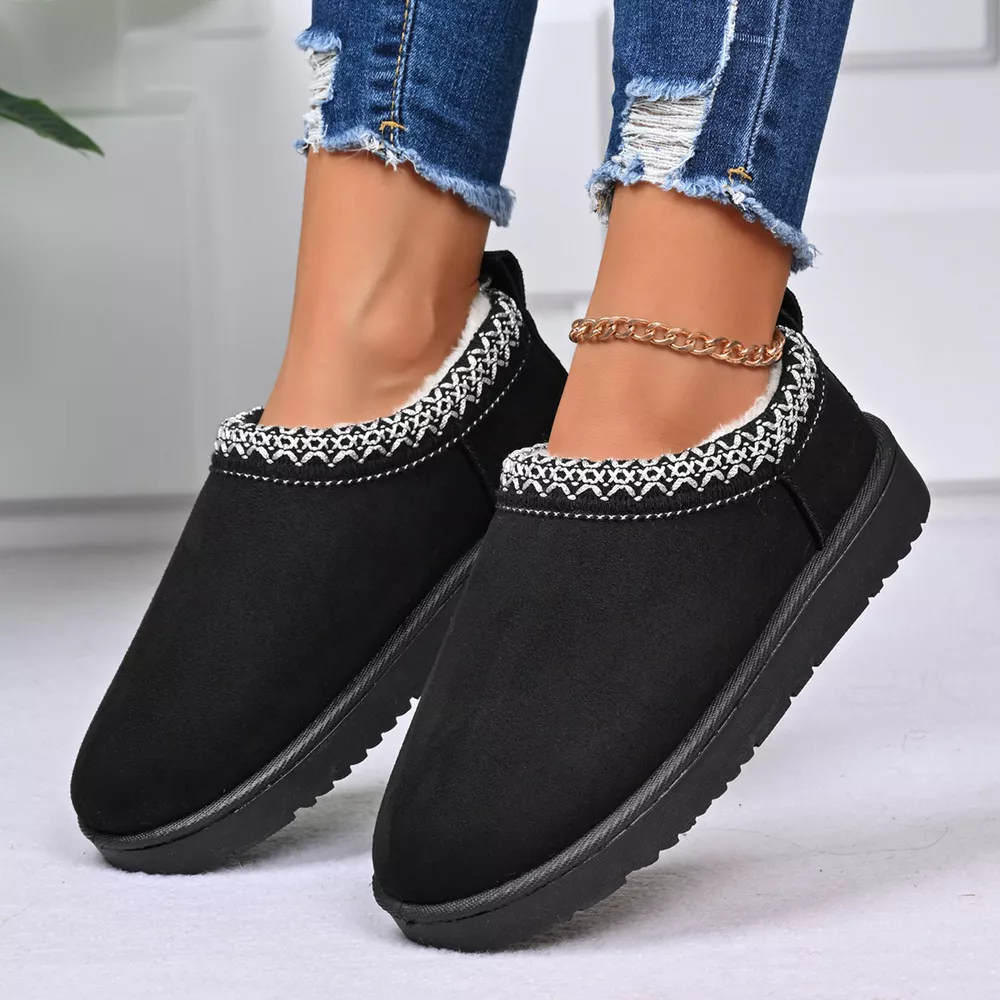 Round Toe Platform Ankle Boots, image 2
