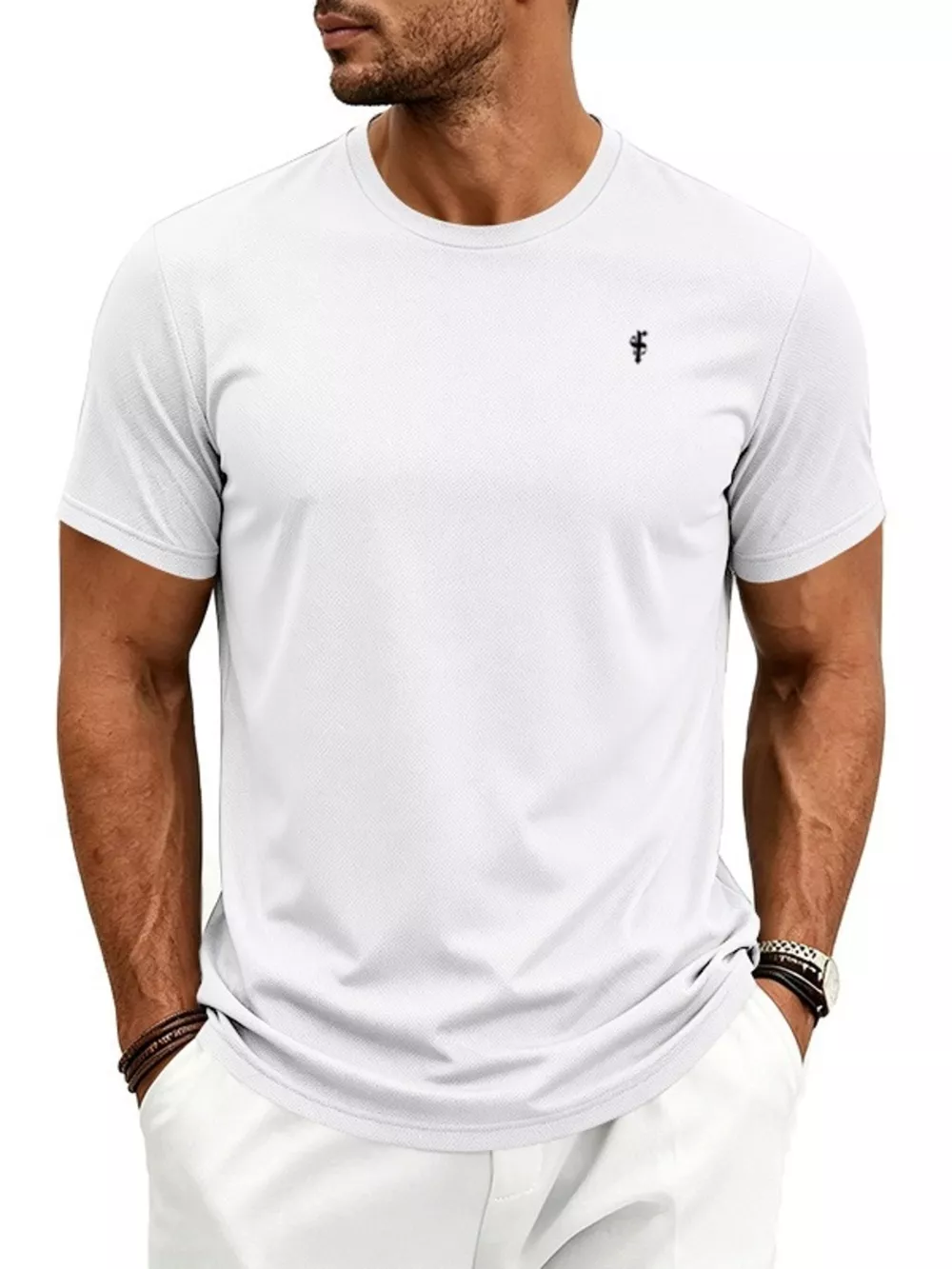 Men's Full Size Classic Fit Crew Neck T-Shirt Plus Size, image 18
