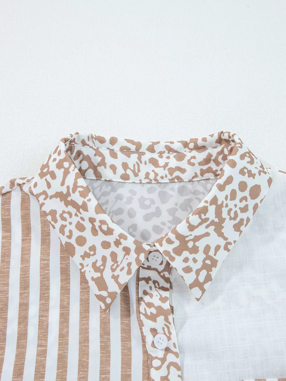 Leopard Striped Western Casual Shirt, image 3