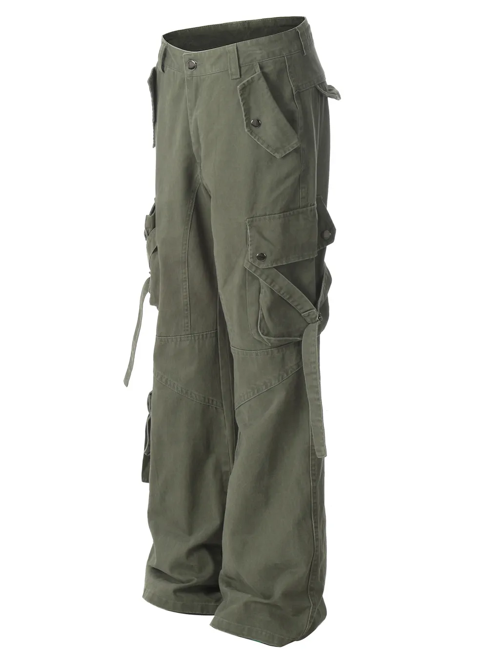 Men's Wide Leg Cargo Pants, image 3