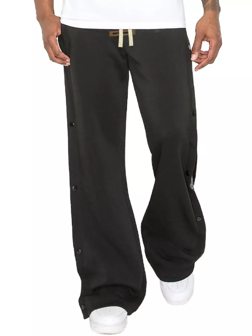Men's Full Size Side Snap Button Pants Plus Size, image 7