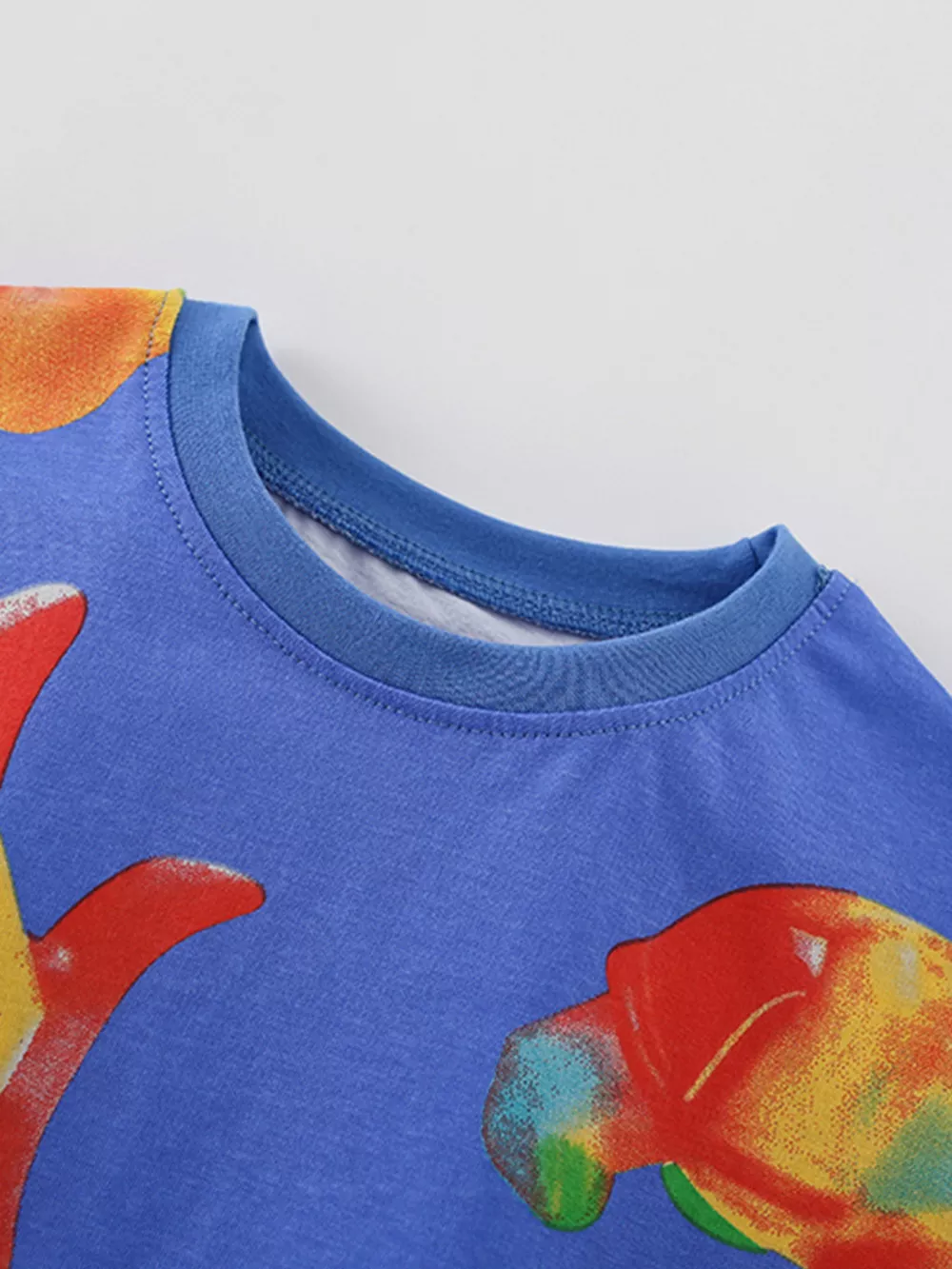 Children's Ocean Animal Print Tee and Shorts Set, image 3