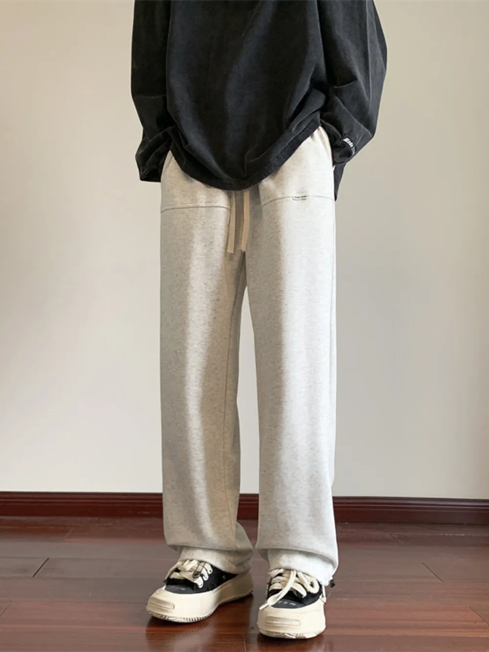 Men's Full Size Wide Leg Pants Plus Size, image 3