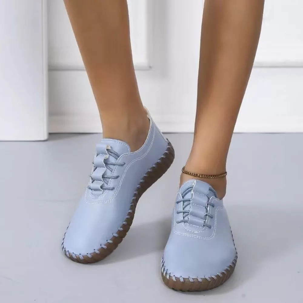Round Toe Lace Up Sneakers, image 7