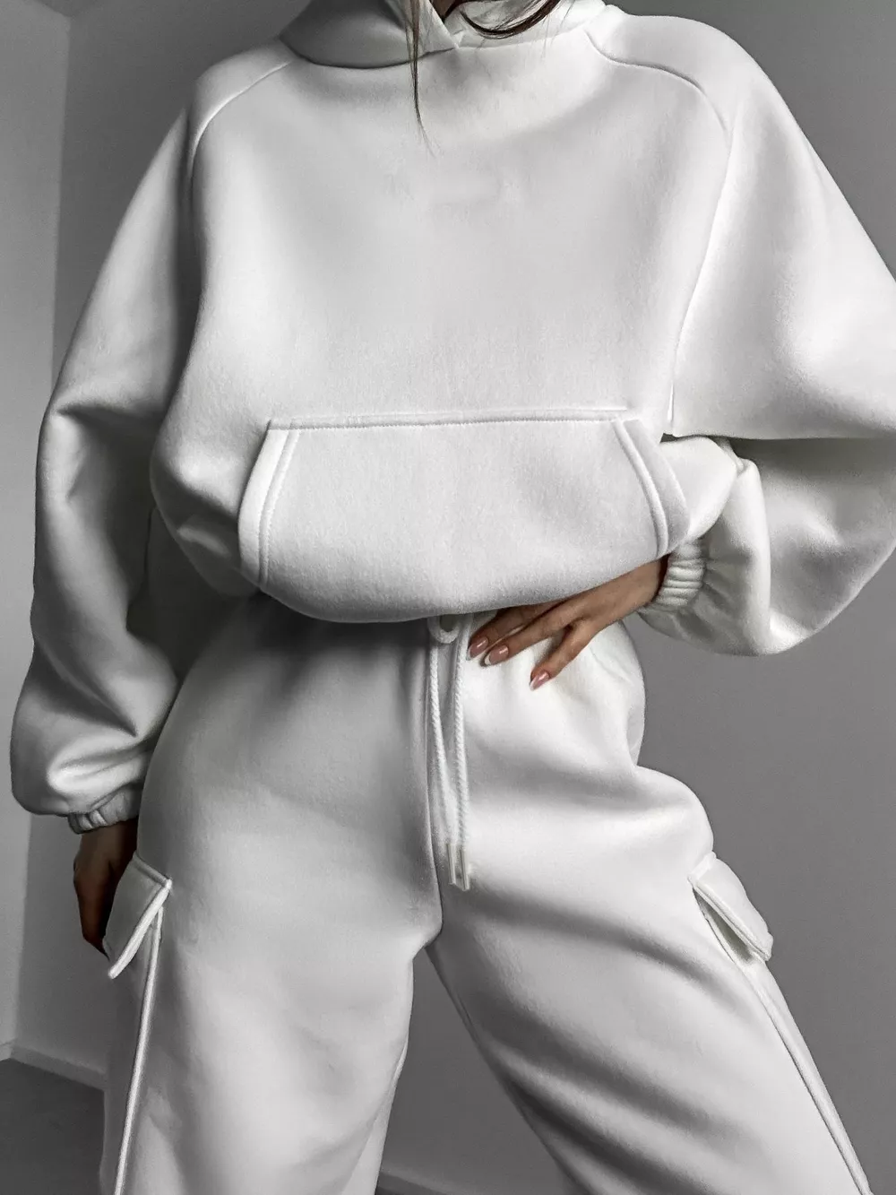 Kangaroo Pocket Hoodie and Joggers Set, image 9