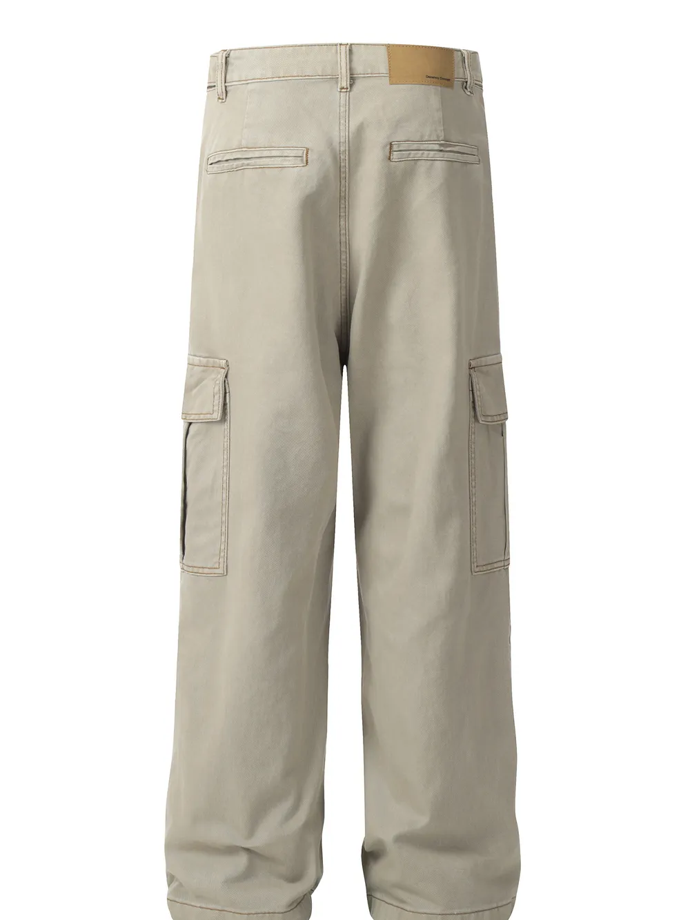 Men's Wide Leg Cargo Jeans, image 3