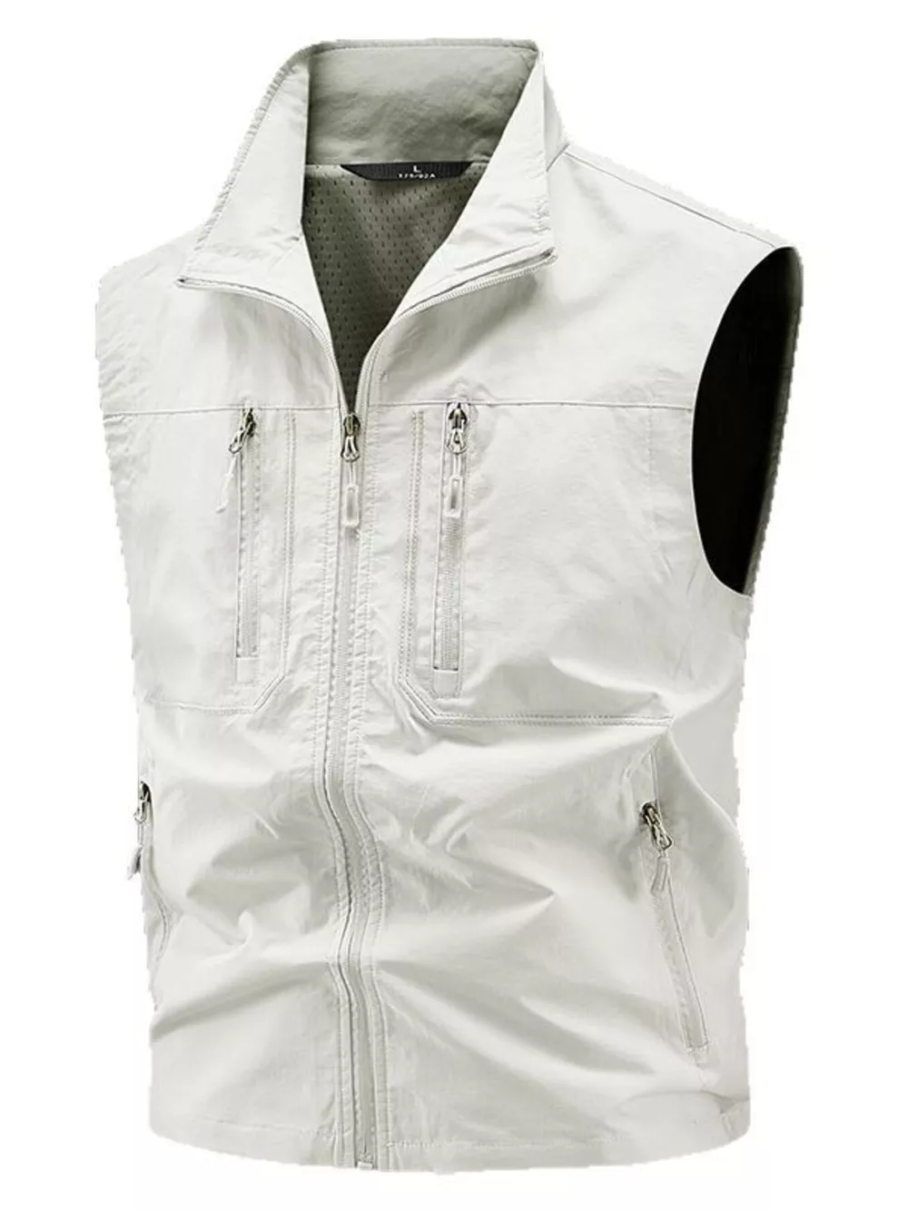 Men's Plus Size Lightweight Multi-Pocket Outdoor Vest