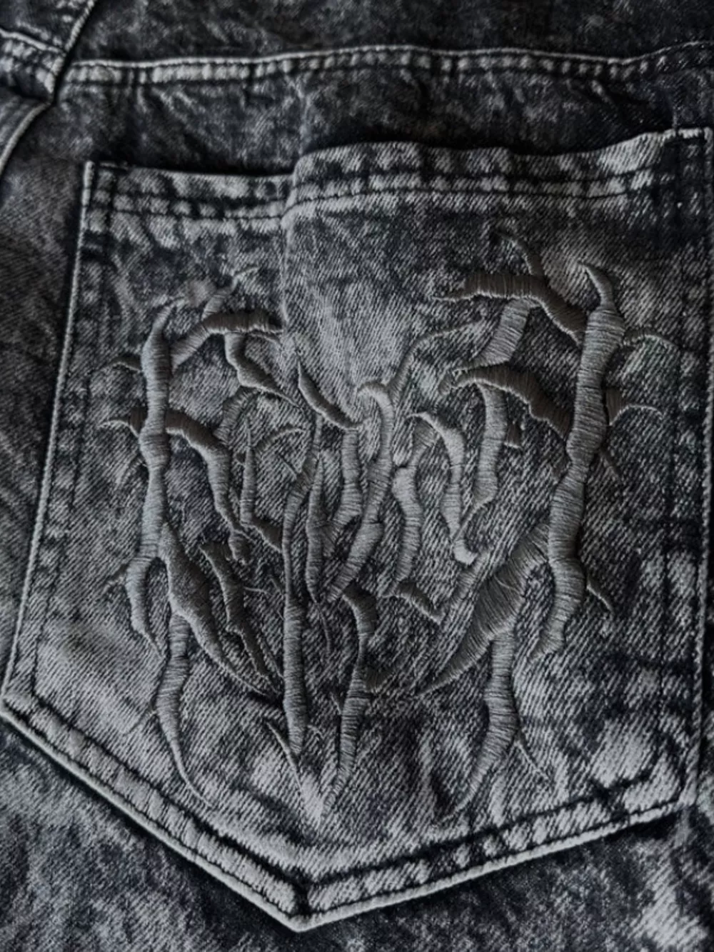 Men's Full Size Spider Wide-Leg Streetwear Jeans Plus Size, image 9