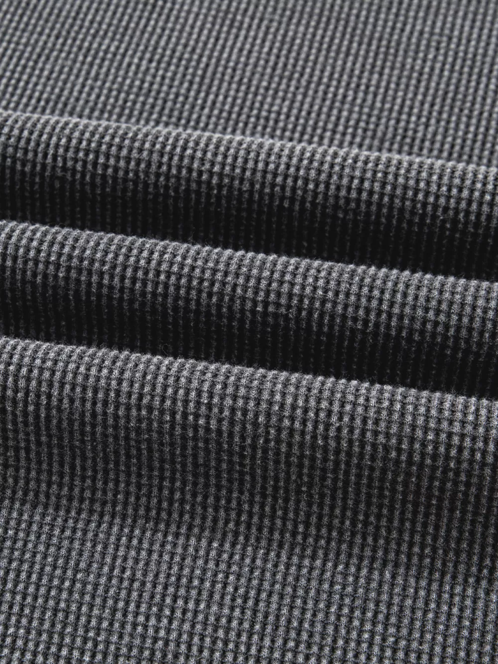 Waffle Knit Patchwork Long Sleeve Loose Sweatshirt, image 4