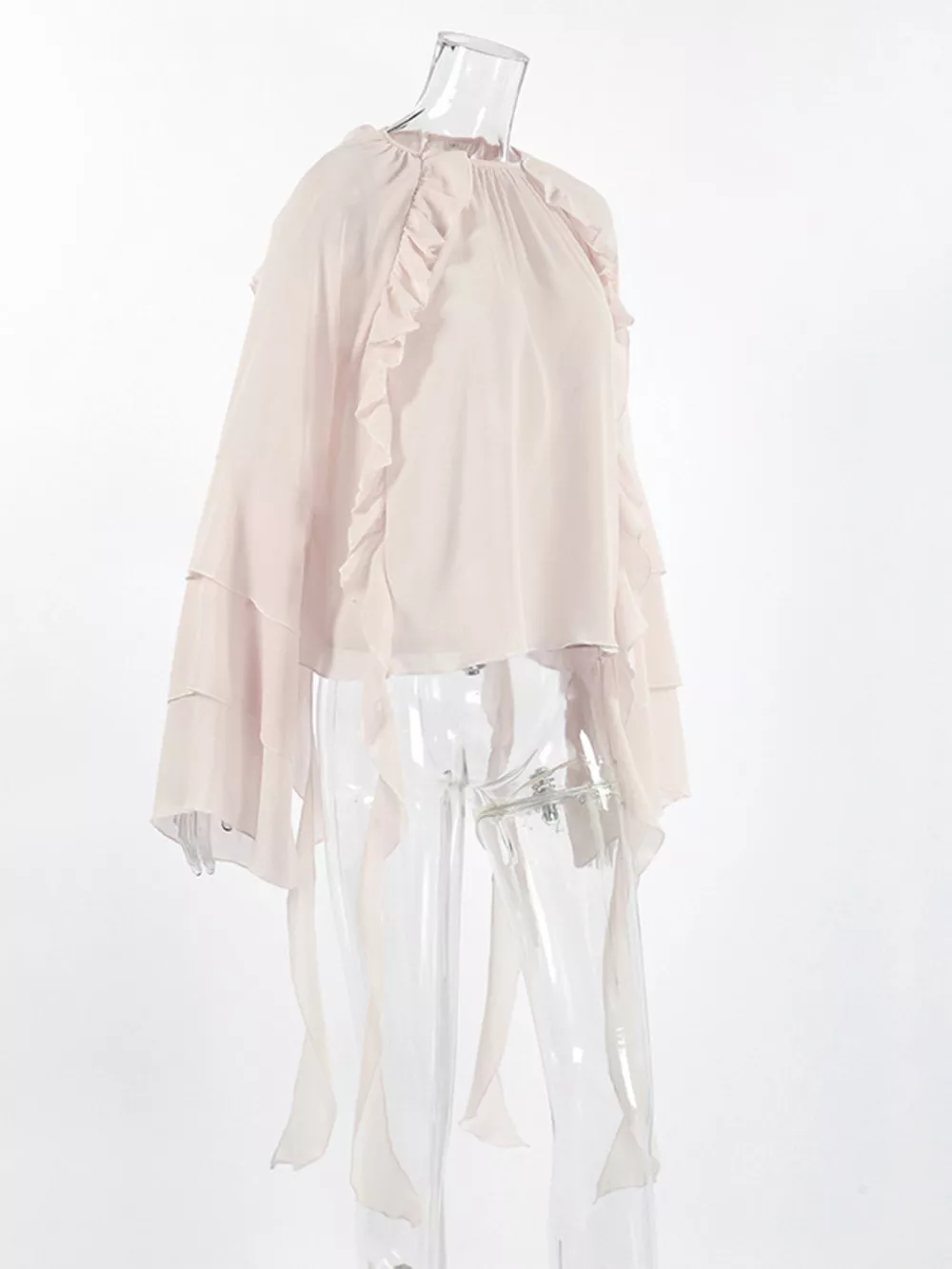 Ruffled Flare Sleeve Blouse, image 9