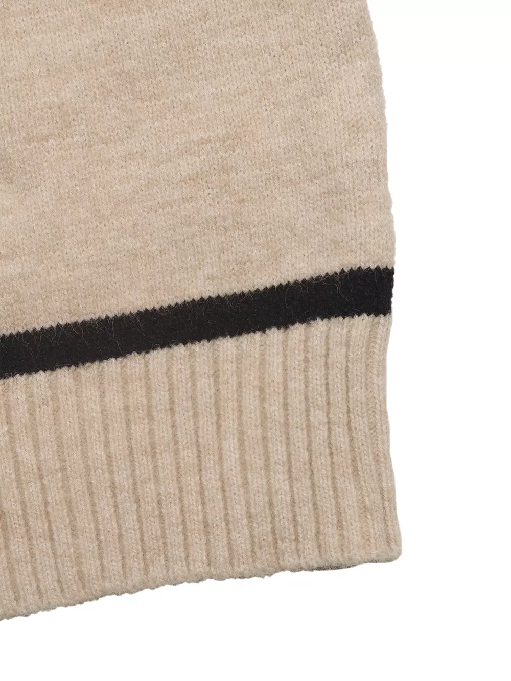 Off-Shoulder Argyle Pattern Sweater, image 3