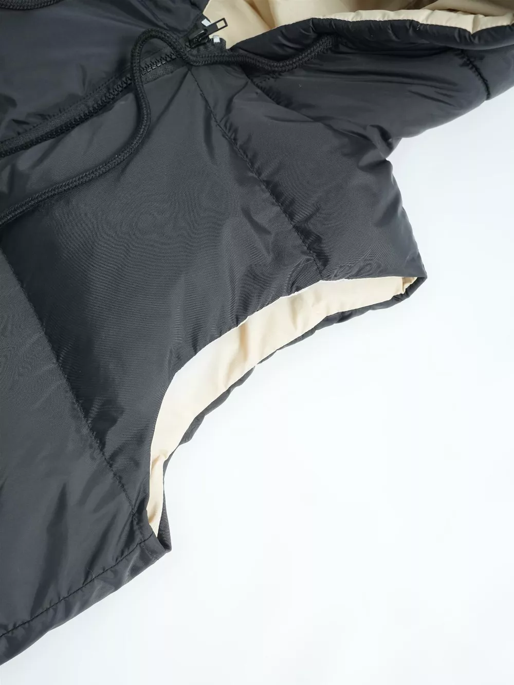 Longline Padded Hooded Vest Coat, image 8