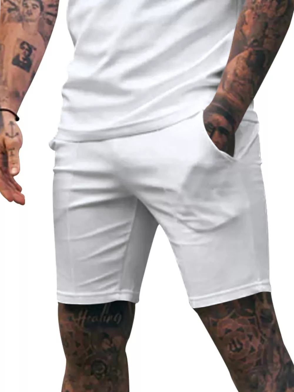 Men's Full Size Casual Drawstring Shorts Plus Size, image 17
