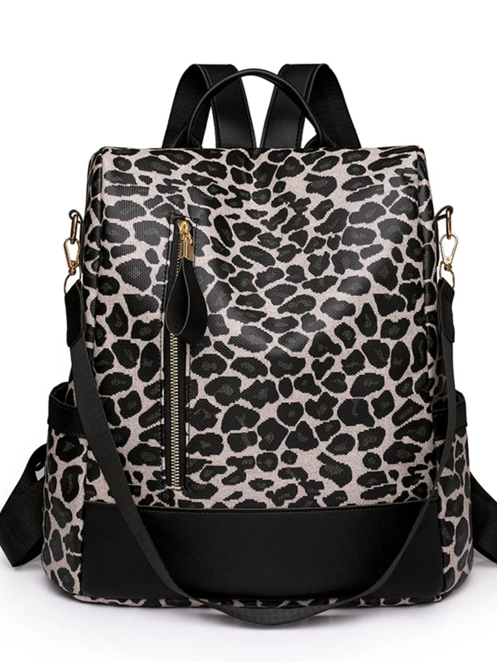 Leopard Print Backpack Bag, image 4