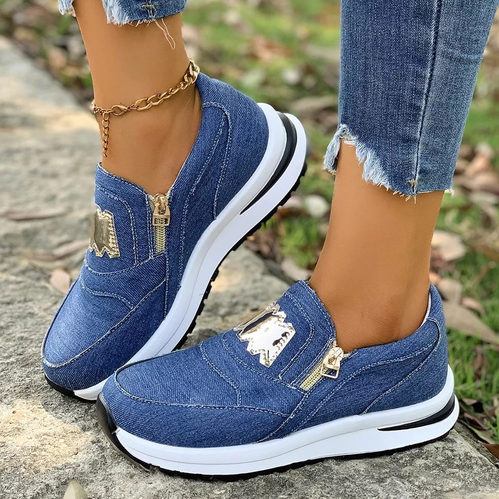 Round Toe Platform Slip-Ons, image 12