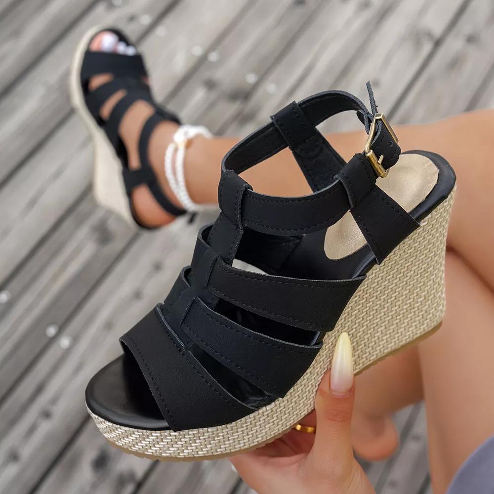 Open Toe Wedge Sandals, image 7