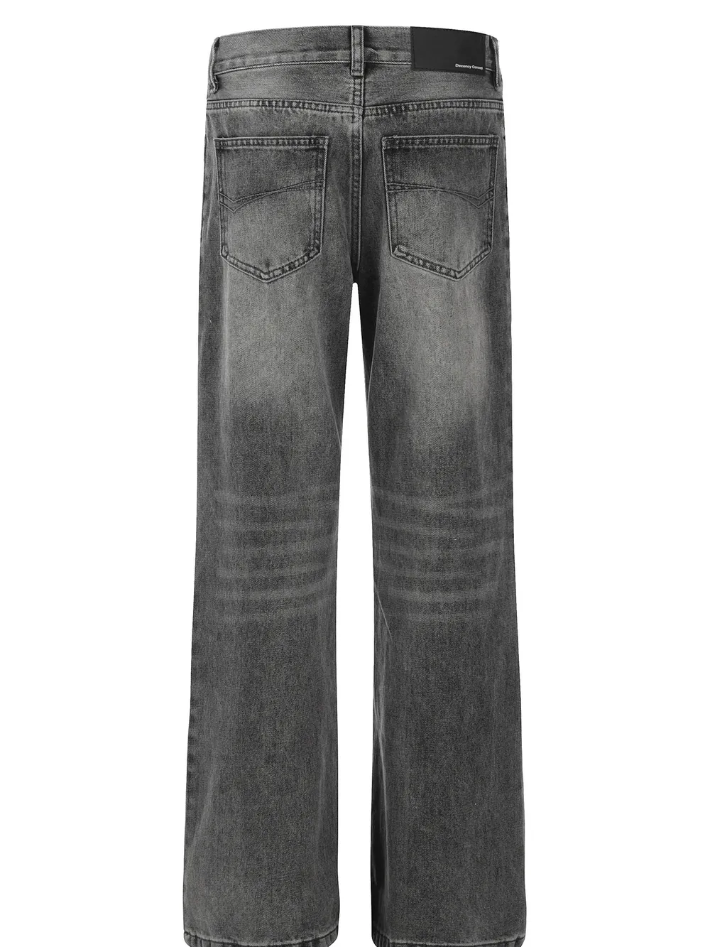 Men's Washed Loose Fit Classic Jeans, image 3