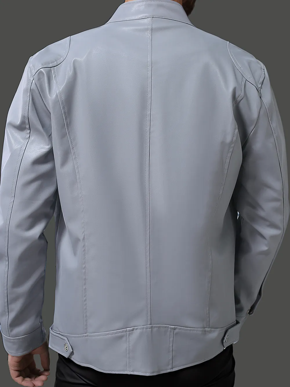 Men's Full Size Zip Up Long Sleeve Jacket Plus Size, image 4