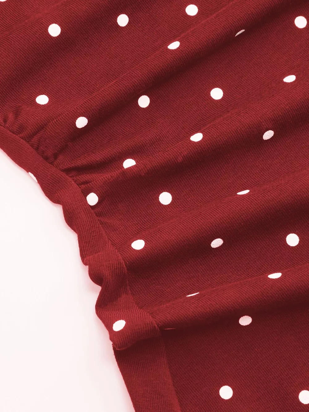 Polka Dot Flare Sleeve Mini Dress, image 15