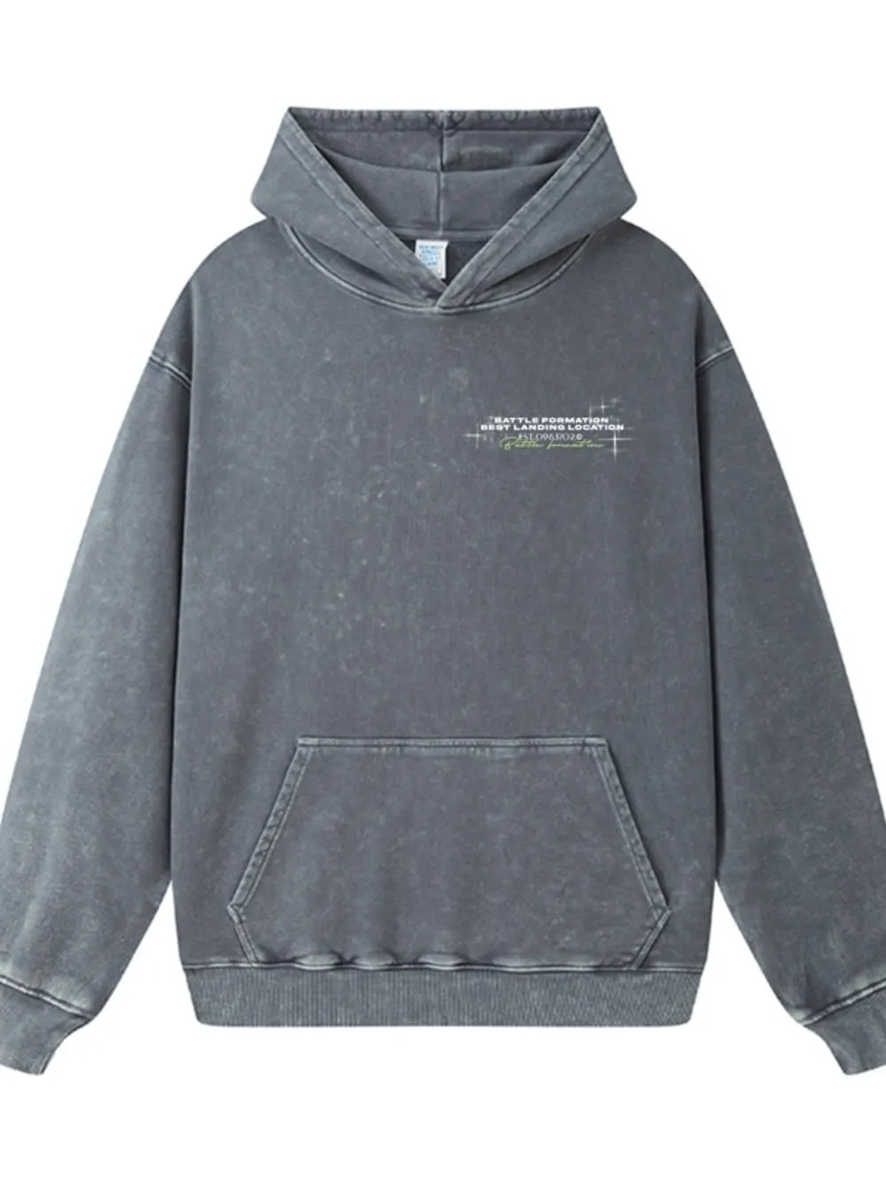Men's Kangaroo Pocket Long Sleeve Hoodie, image 4