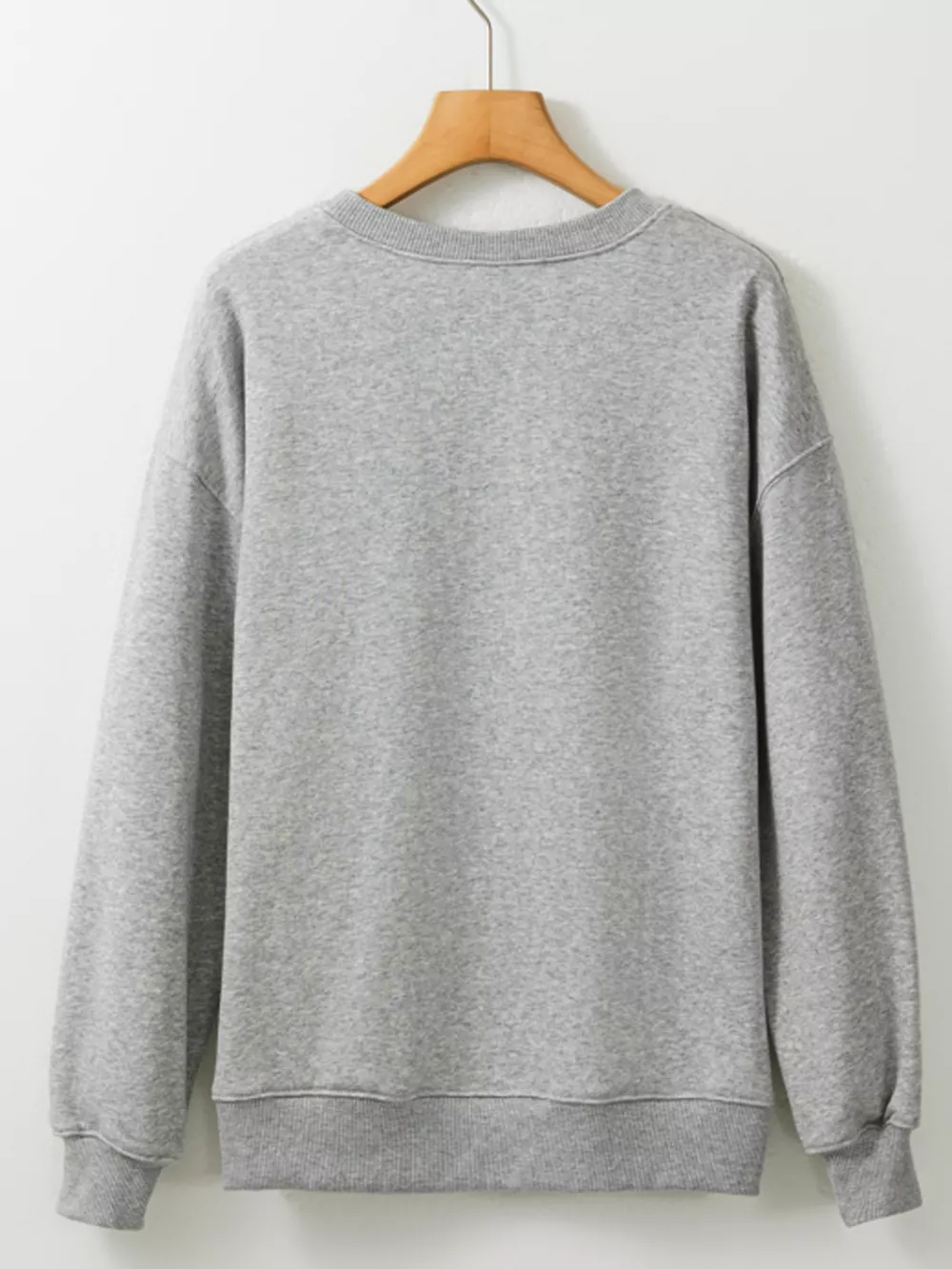 Halloween Ghost Round Neck Sweatshirt, image 2