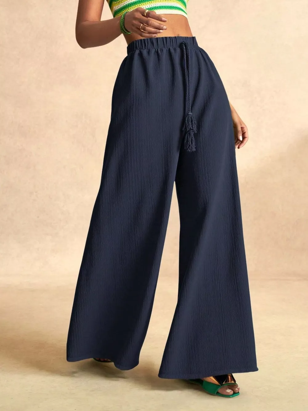 High-Waisted Wide-Leg Pants, image 10
