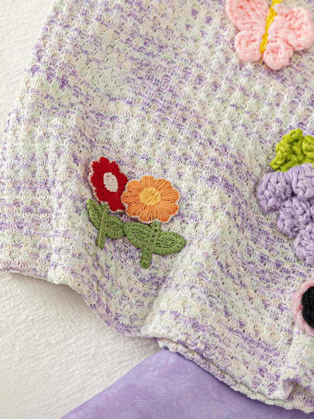 Children's Flower Sleeveless Top and Shorts Set, image 5