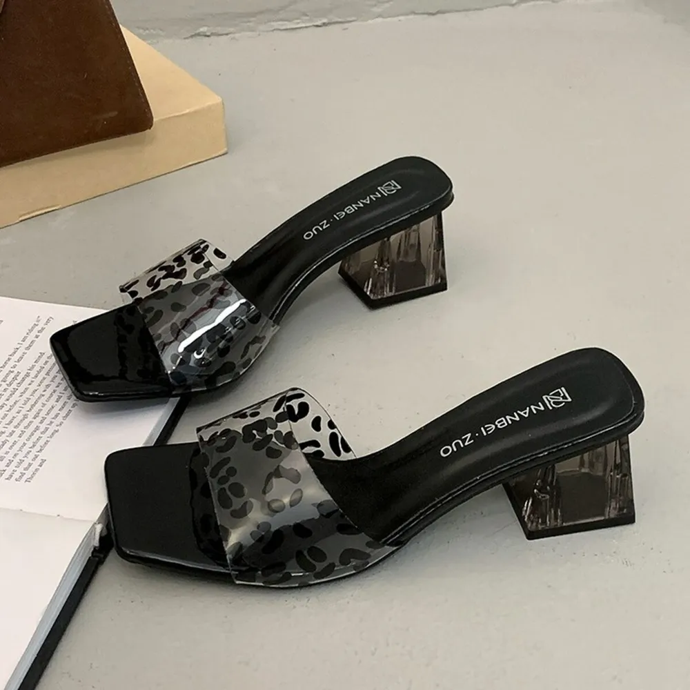 Open Toe Block Heels Sandals, image 5