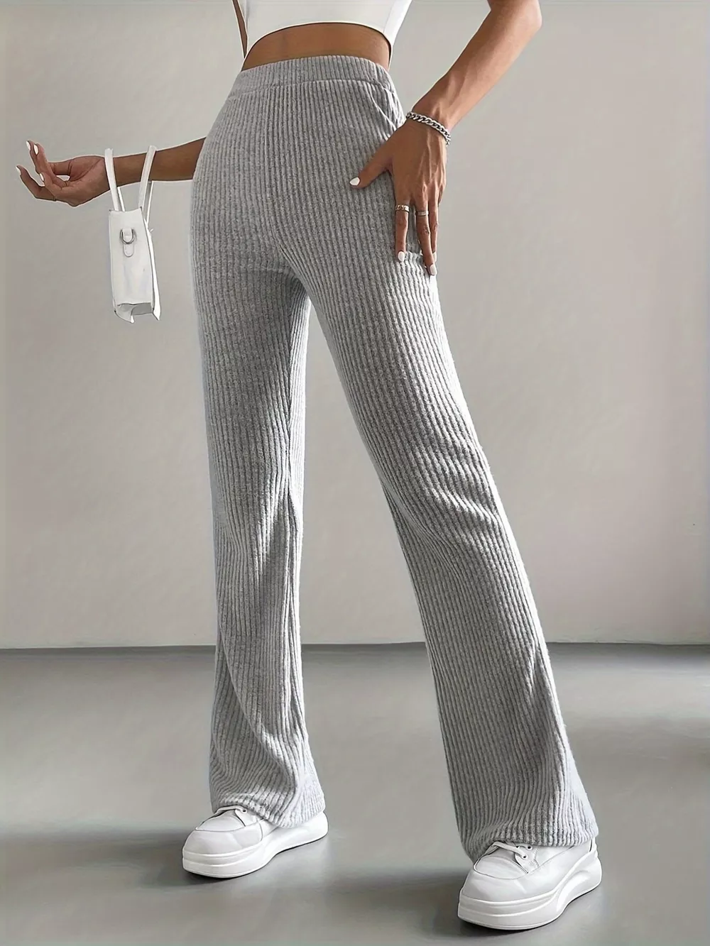 High Waist Flare Pants, image 13