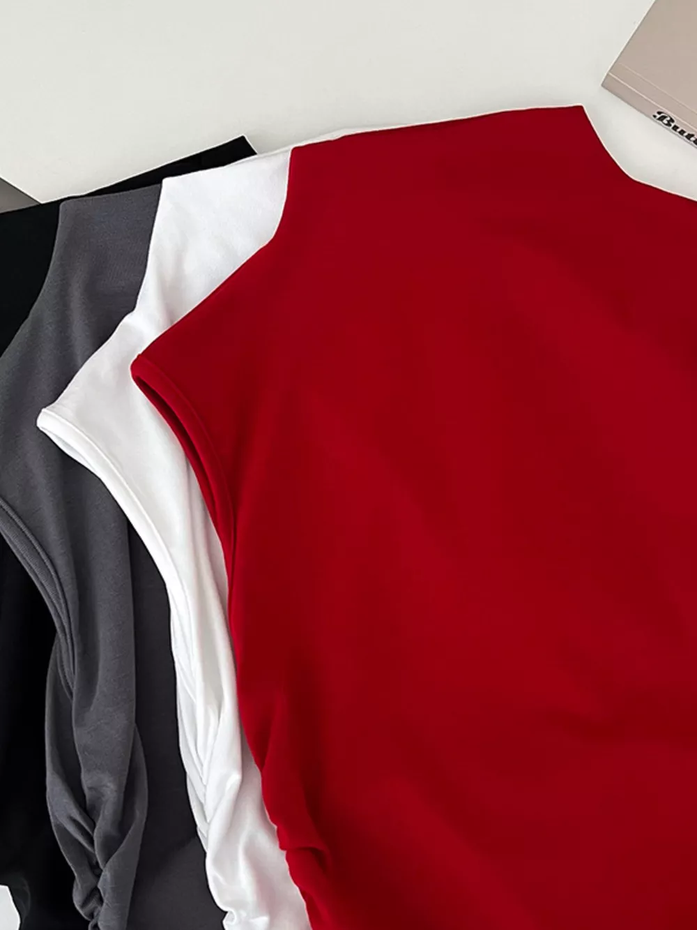 Ruched Mock Neck Tank, image 19