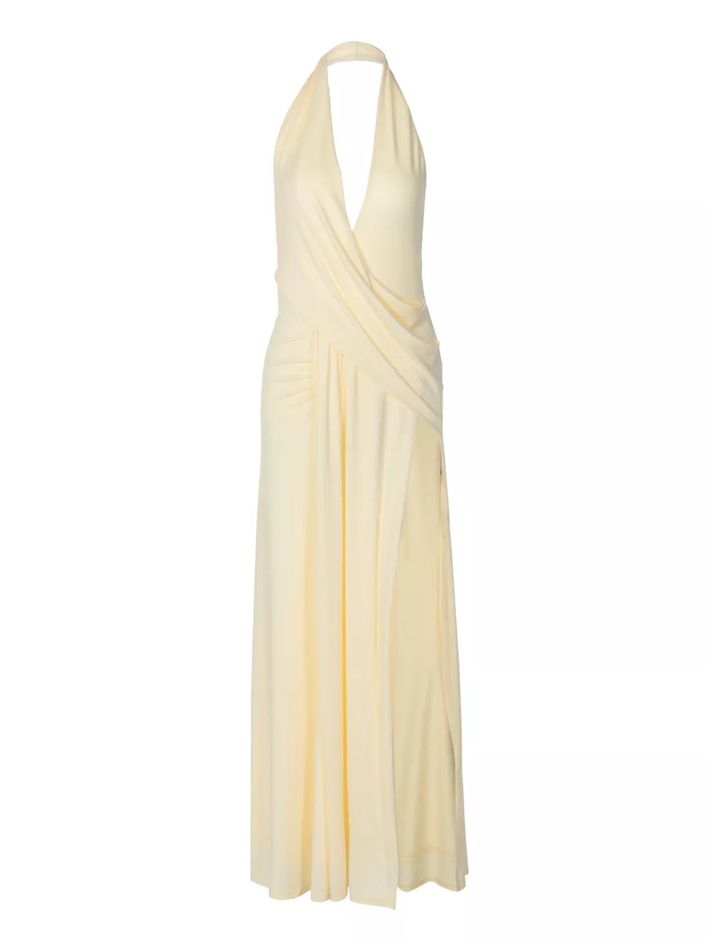 Split Backless Halter Neck Maxi Dress, image 18