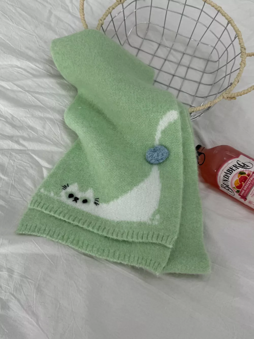Cute Cat Knitted Scarf, image 7