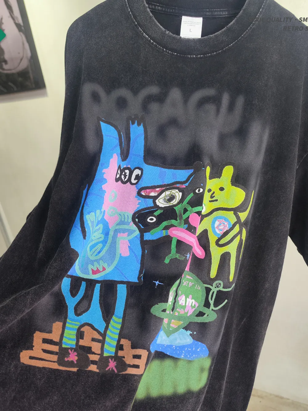 Men's Graphic Round Neck Short Sleeve T-Shirt, image 2