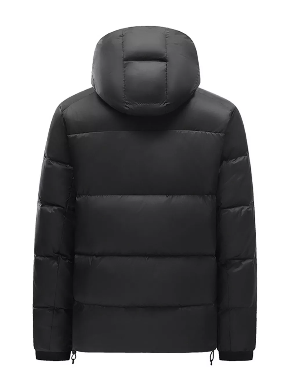 Men's Plus Size Hooded Padded Winter Puffer Jacket, image 4