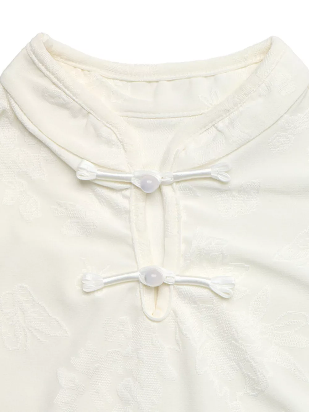 Floral Jacquard Slim-Fit Long Sleeve T-Shirt, image 9