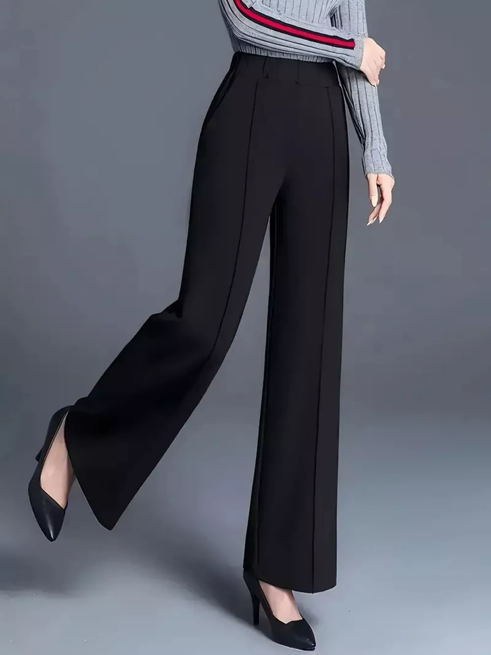 High-Waisted Wide Leg Pants, image 6