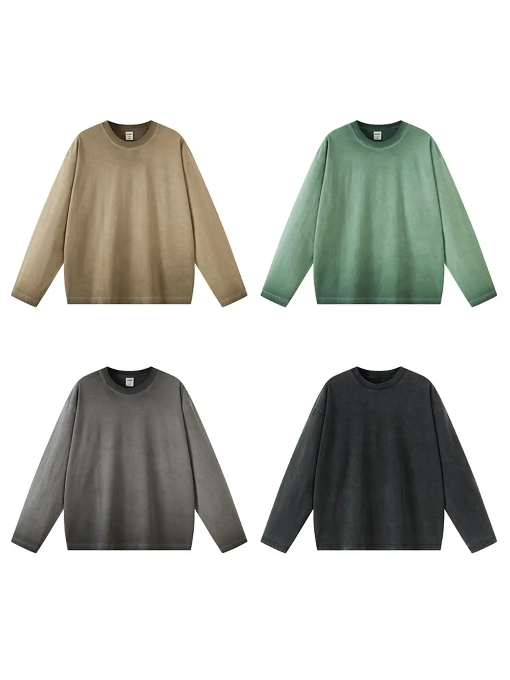 Men's Round Neck Long Sleeve T-Shirt, image 5