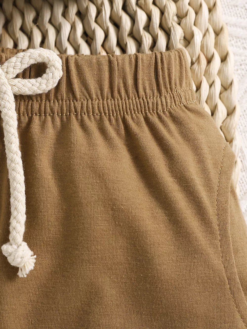 Children's Letter Round Neck Tee and Shorts Set, image 4