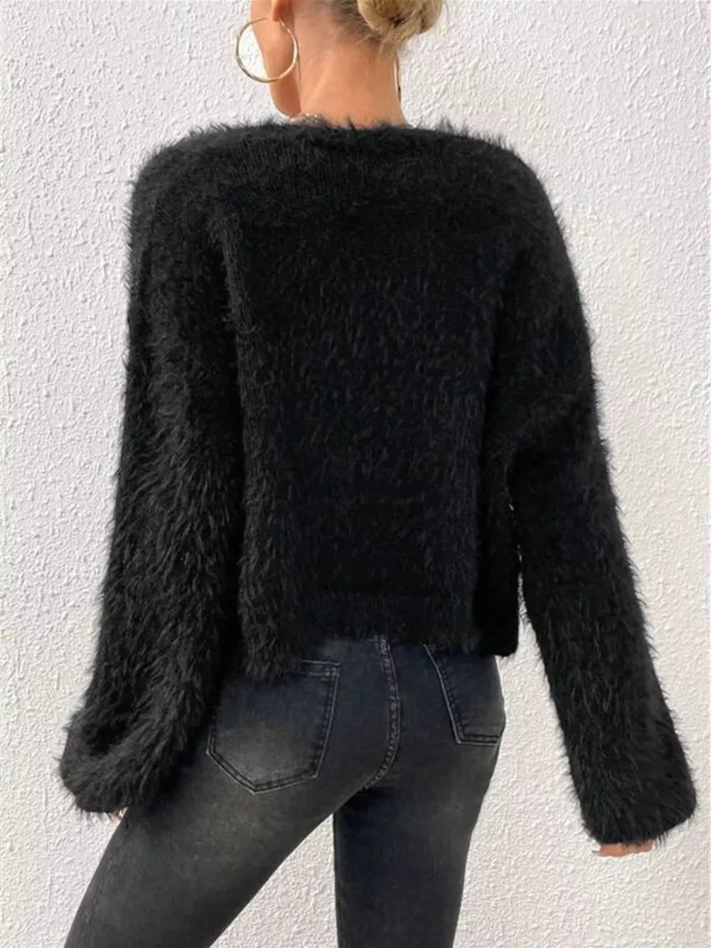 Open Front Long Sleeve Cardigan, image 4