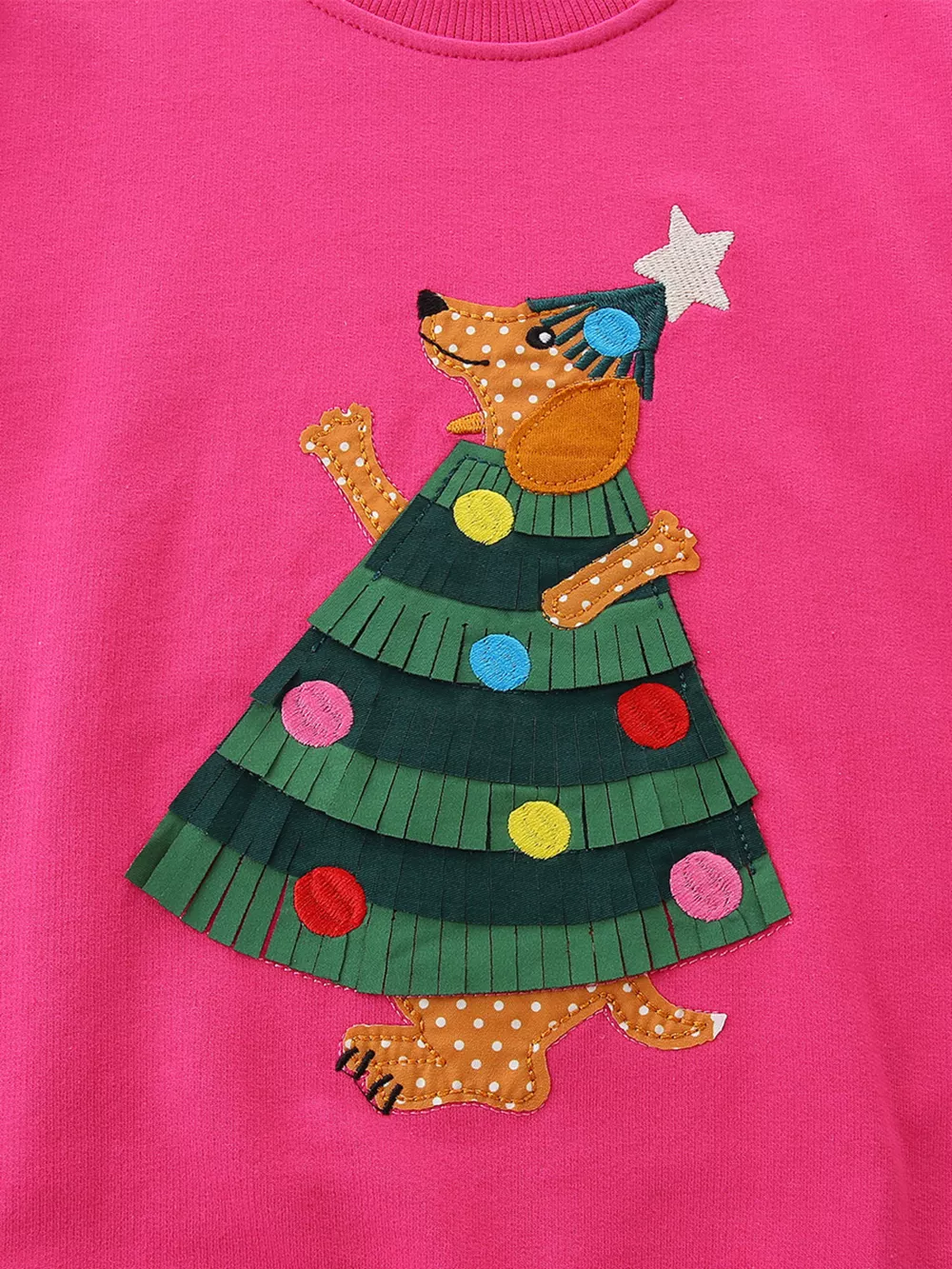 Children's Christmas Tree Applique Sweatshirt, image 4