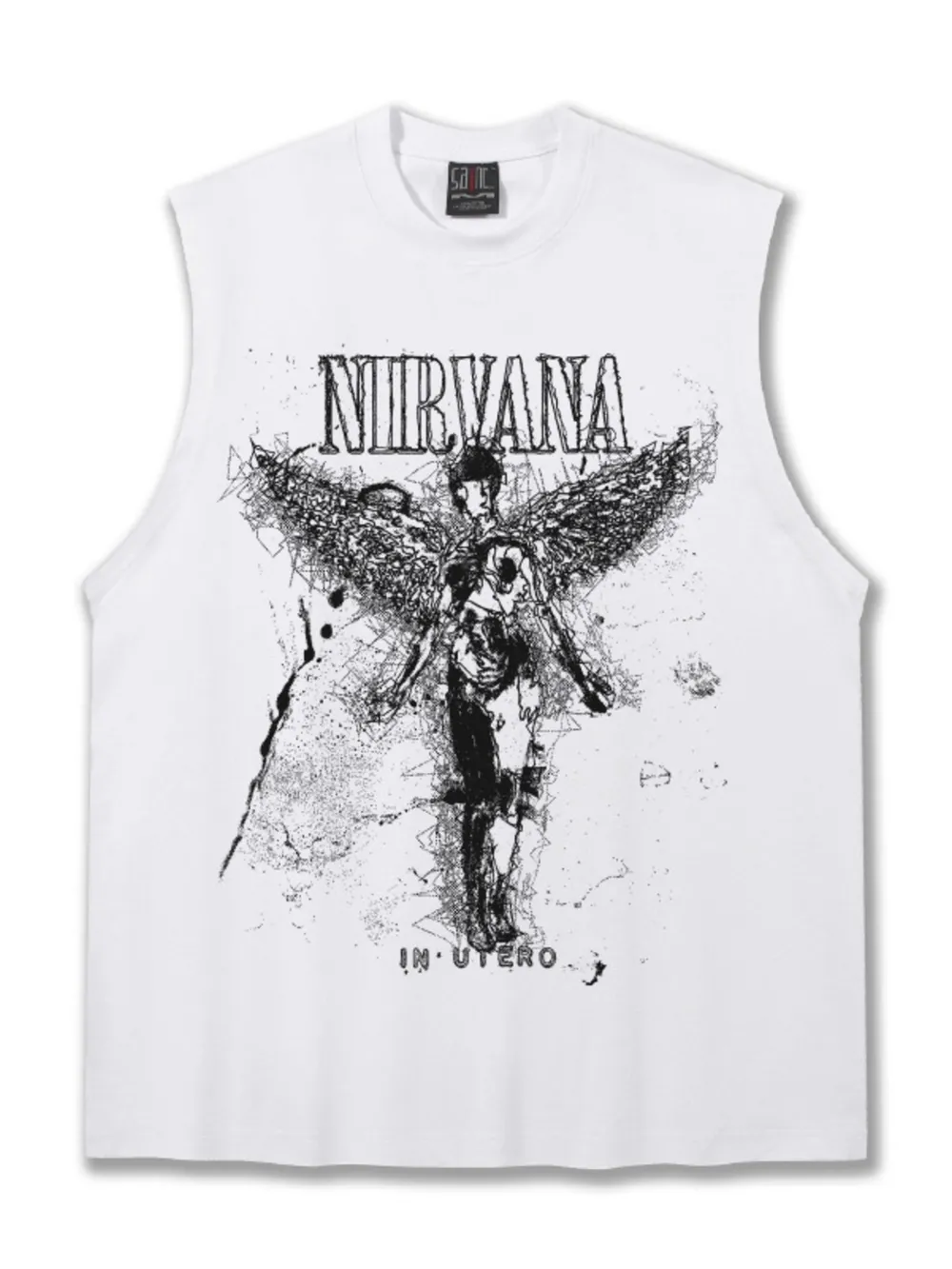 Men's Graphic Round Neck Tank, image 4