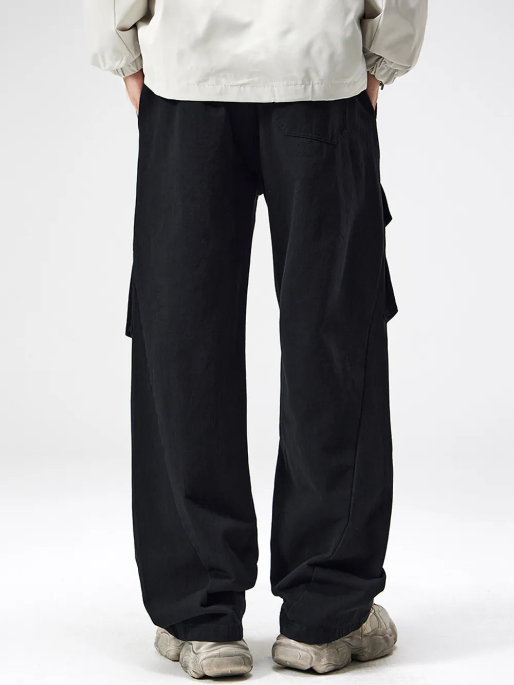 Men's Plus Size Cargo Utility Pants with Multiple Pockets, image 8