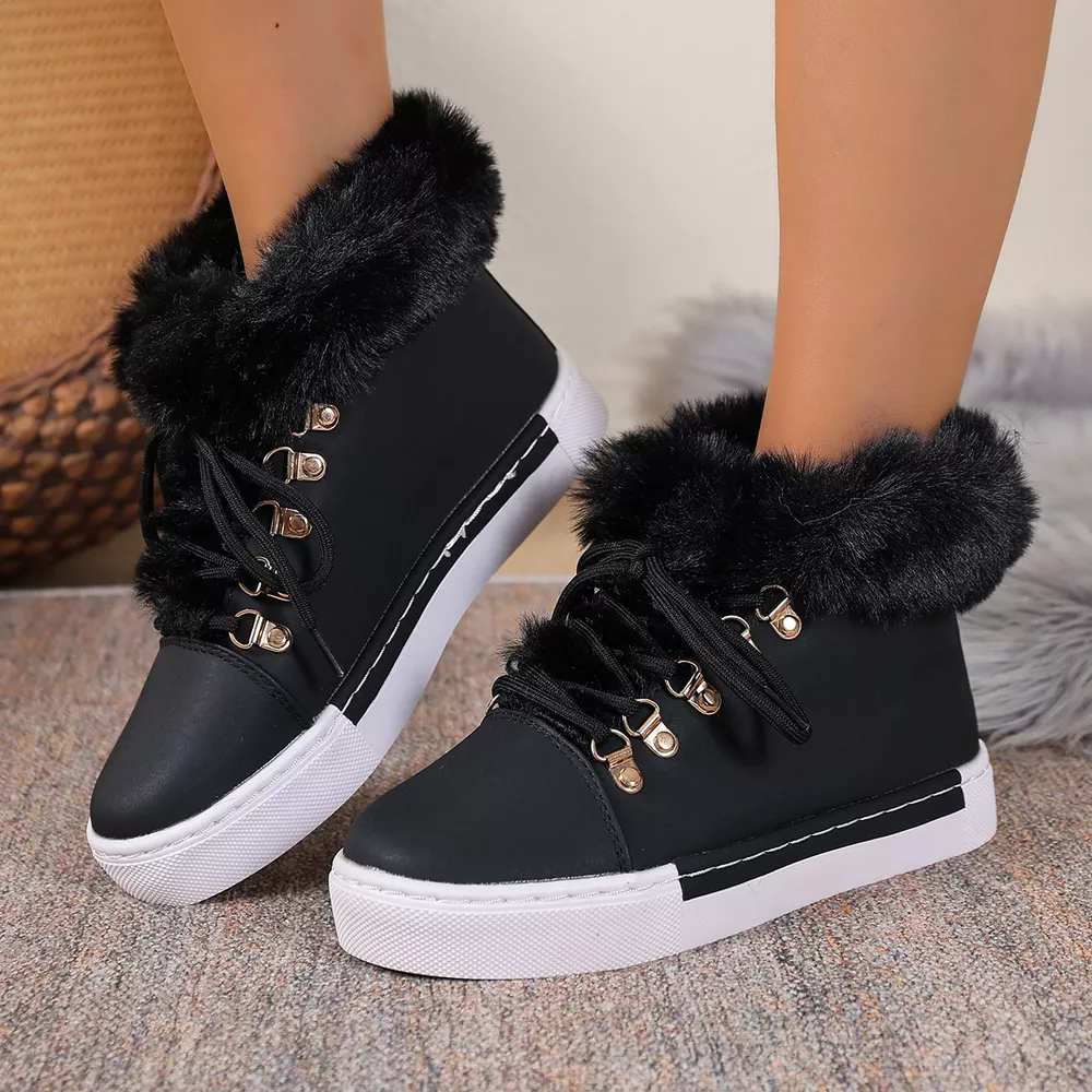 Round Toe Platform Boots, image 6