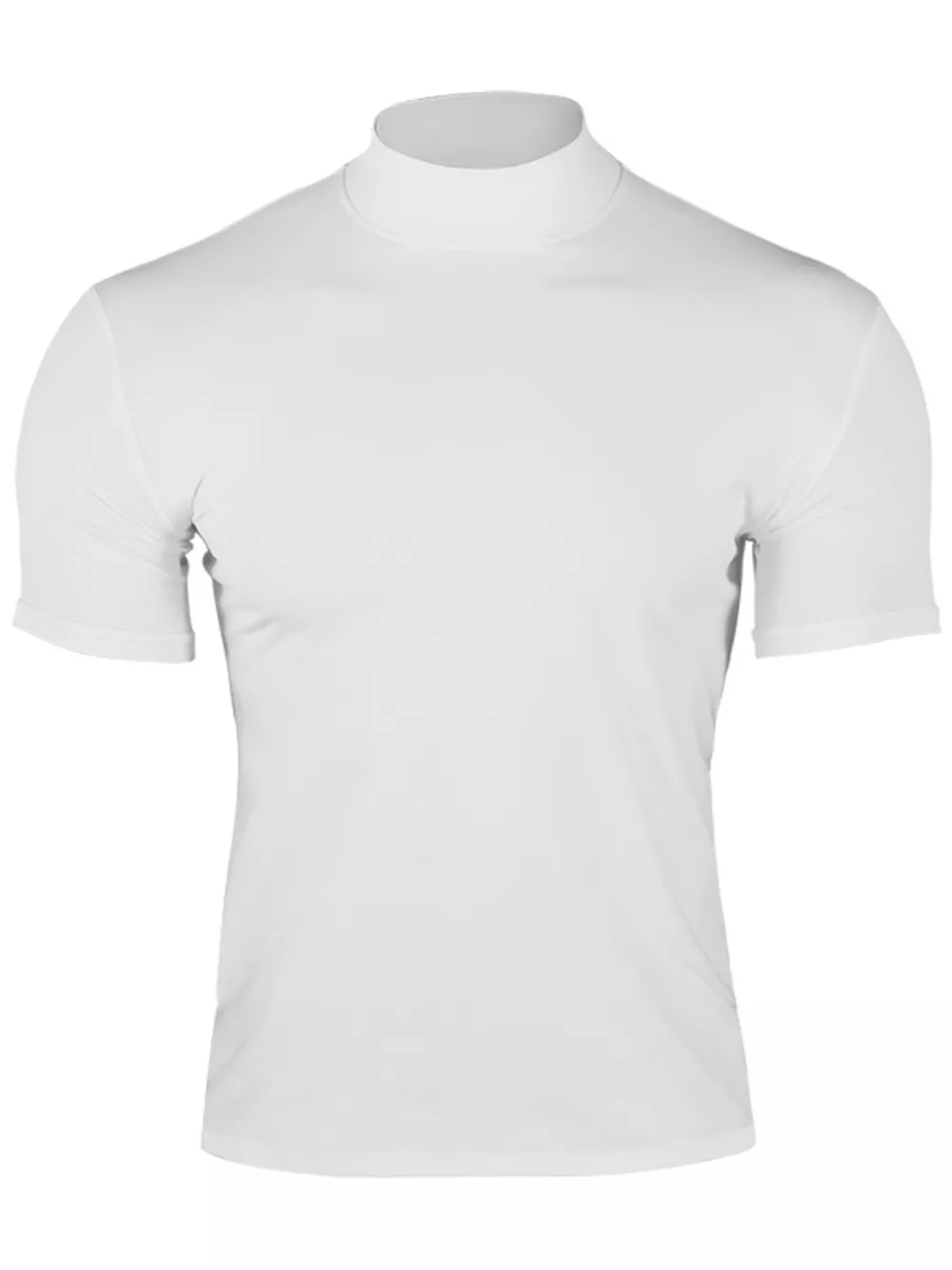 Men's Full Size Short Sleeve Turtleneck T-Shirt Plus Size, image 9