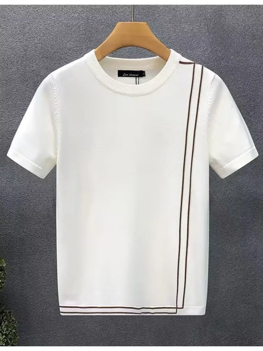 Men's Full Size Round Neck Short Sleeve T-Shirt Plus Size, image 3