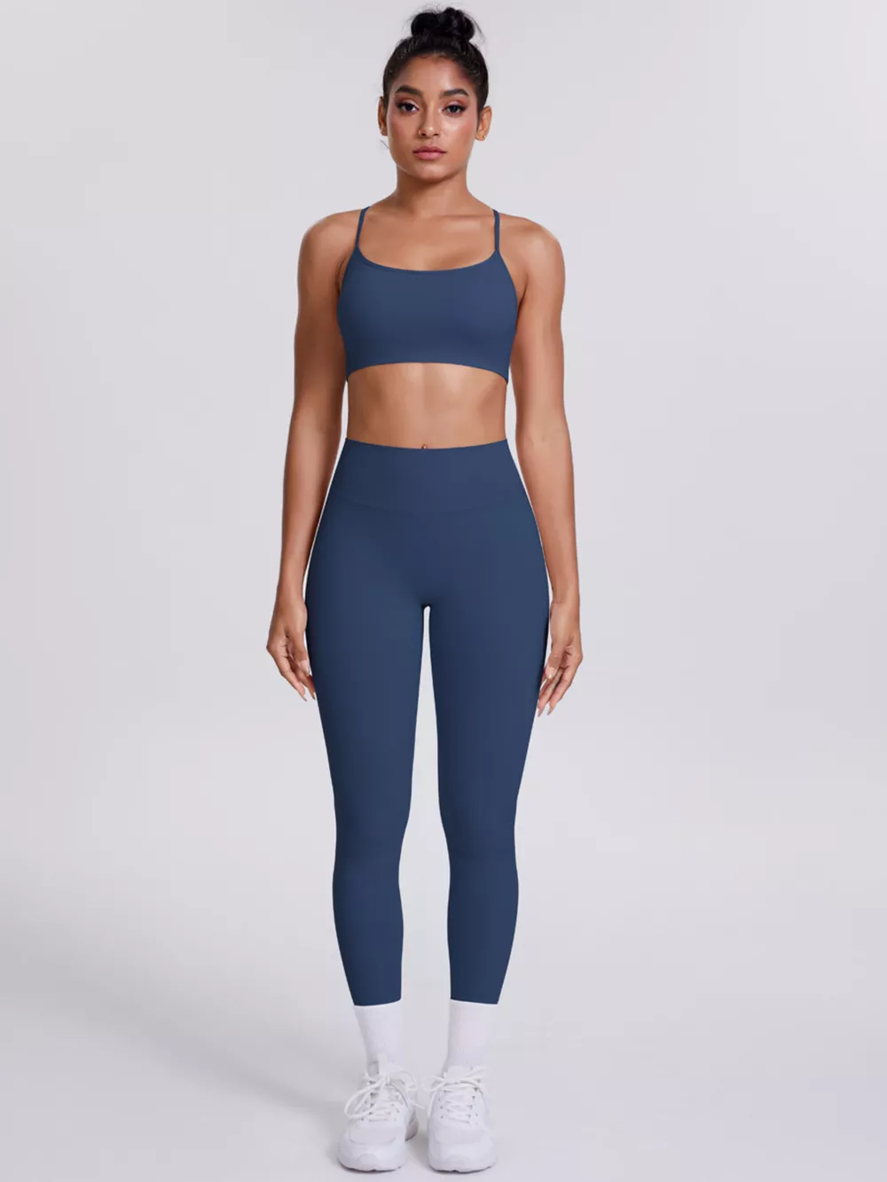 Criss-Cross Back Cami and Leggings Active Set, image 23
