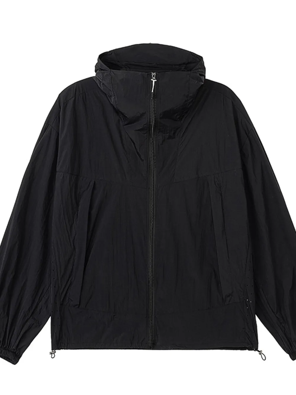 Men's Plus Size Lightweight Hooded Windbreaker Jacket, image 5